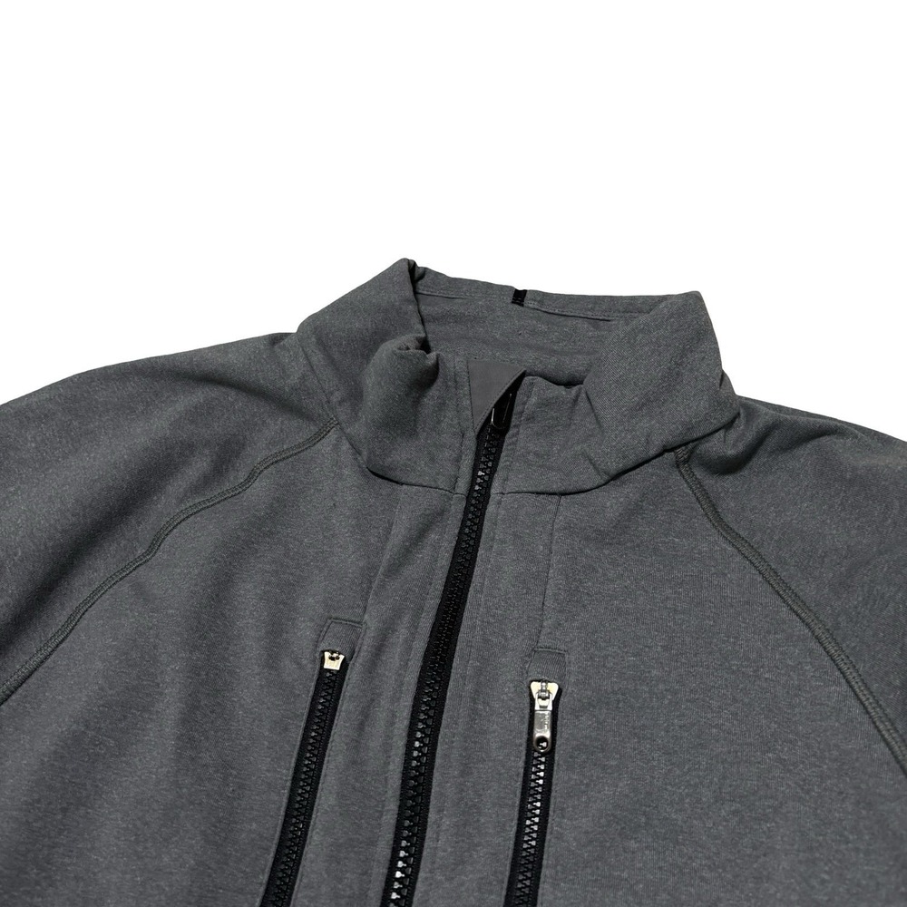 Lululemon Shift Track Jacket Men's XL Gray Full Zip Stretch Active Gym 23 x 28 - Picture 7 of 9